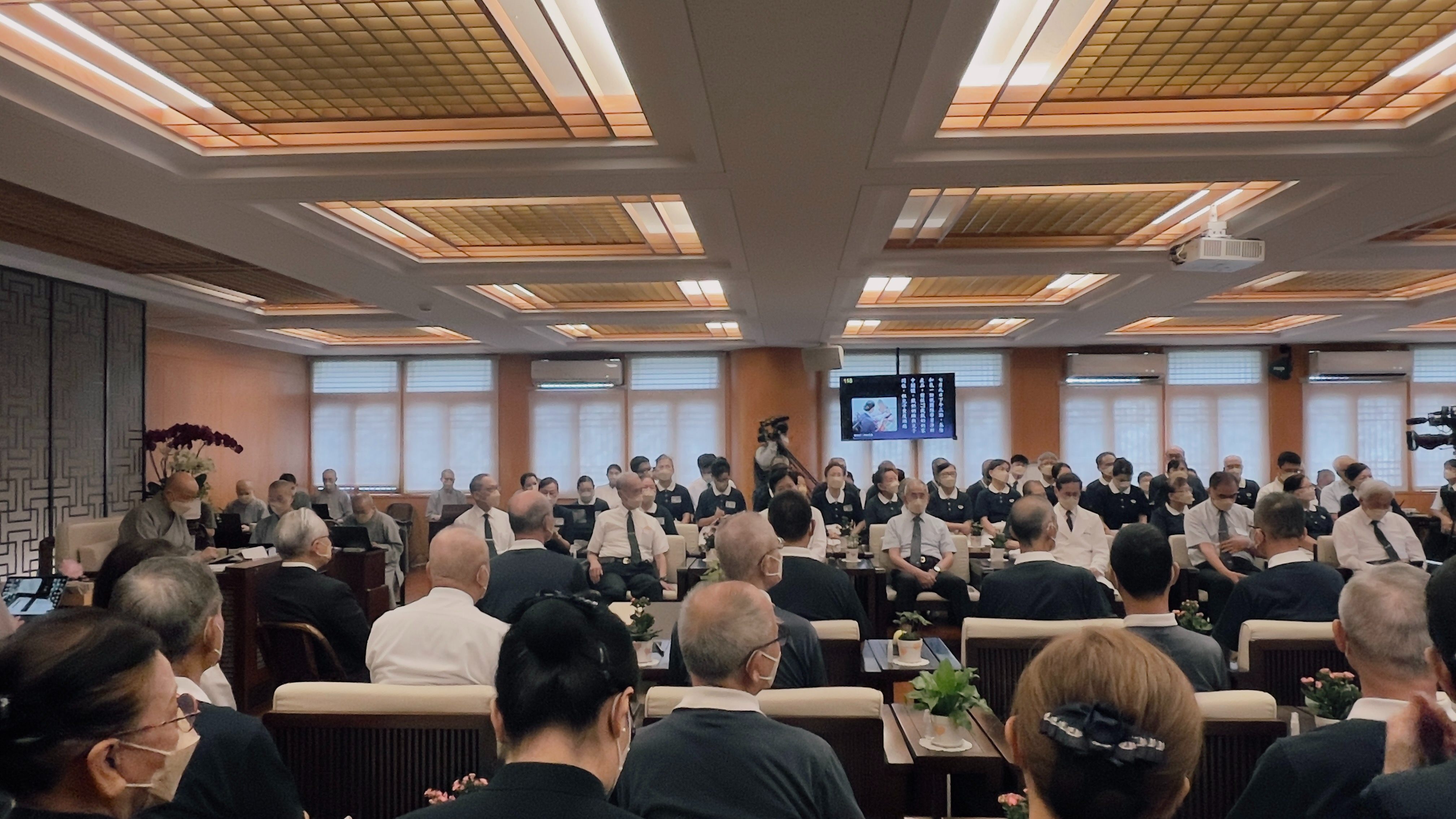 關心巴威颱風來襲  慈濟證嚴法師主持全台連線防災會議
